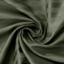 Poszewka adamaszkowa 40x40 zielona oliwkowa 35 jednobarwna paski 1cm Matex Poszewka adamaszkowa 40x40 zielona oliwkowa 35 jednobarwna paski 1cm Matex