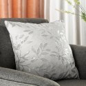 Poszewka dekoracyjna 45x45 Velvet srebrne gałązki kremowa Eurofirany Poszewka dekoracyjna 45x45 Velvet srebrne gałązki kremowa Eurofirany