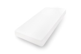 Prześcieradło jersey z gumką 140x200 białe 01 Classic