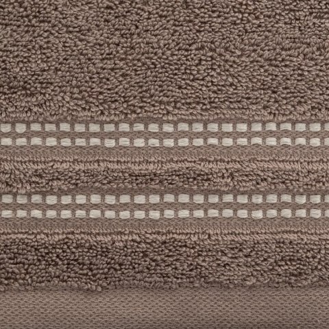 Ręcznik Ally 30x50 brązowy frotte 500 g/m2 Eurofirany Ręcznik Ally 30x50 brązowy frotte 500 g/m2 Eurofirany