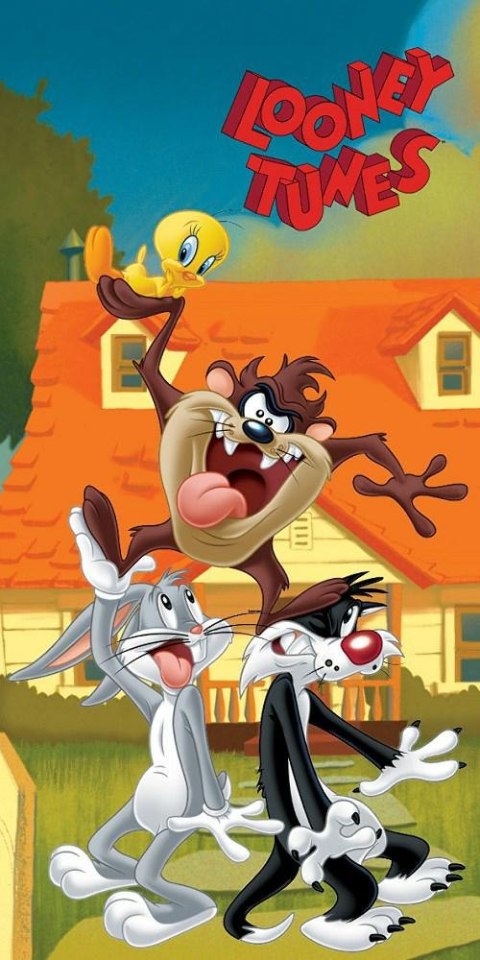 Ręcznik dziecięcy 70x140 LOONEY TUNES plażowy bawełniany C24 Ręcznik dziecięcy 70x140 LOONEY TUNES plażowy bawełniany C24