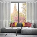 Firana gotowa Alison 140x250 biała na przelotkach Eurofirany Firana gotowa Alison 140x250 biała na przelotkach Eurofirany