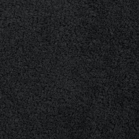 Koc narzuta z mikrofibry typu flano 200x220 czarny miękki Lori D91 Koc narzuta z mikrofibry typu flano 200x220 czarny miękki Lori D91