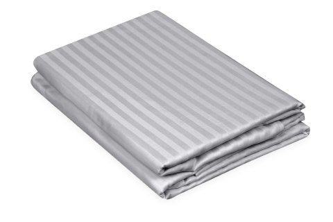 Pościel adamaszkowa 160x200 szara 42 jednobarwna 1cm paski Matex Pościel adamaszkowa 160x200 szara 42 jednobarwna 1cm paski Matex