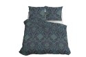 Pościel satynowa 160x200 granatowa turkusowa ornamenty 4600 A Home Satin 64 Pościel satynowa 160x200 granatowa turkusowa ornamenty 4600 A Home Satin 64