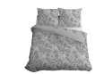 Pościel satynowa 160x200 szara kwiaty 4601 A Home Satin 64
