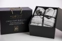 Szlafrok frotte unisex Lama Soft M srebrny 450 gsm ze 100% bawełny uszlachetnionej wełną lamy Nefretete