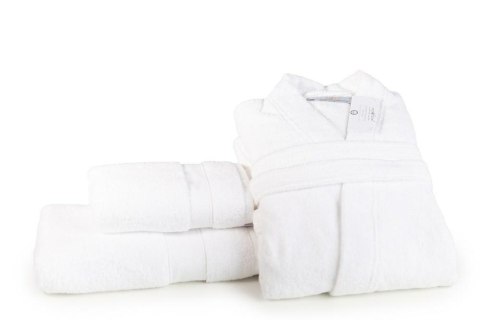Szlafrok frotte unisex Opulence XL biały 450 gsm ze 100% bawełny egipskiej Nefretete Szlafrok frotte unisex Opulence XL biały 450 gsm ze 100% bawełny egipskiej Nefretete