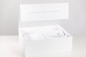 Szlafrok frotte unisex Opulence XXL biały 450 gsm ze 100% bawełny egipskiej Nefretete