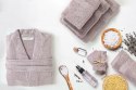 Szlafrok frotte unisex Opulence L pudrowy róż 450 gsm ze 100% bawełny egipskiej Nefretete Szlafrok frotte unisex Opulence L pudrowy róż 450 gsm ze 100% bawełny egipskiej Nefretete