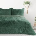 Pościel 160x200 Tiffany zielona o strukturze futra D91 Pościel 160x200 Tiffany zielona o strukturze futra D91