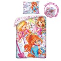 Pościel bawełniana 140x200 Winx czarodziejki poszewka 70x90 Kids 12 Halantex Pościel bawełniana 140x200 Winx czarodziejki poszewka 70x90 Kids 12 Halantex