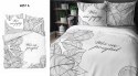 Pościel bawełniana 160x200 Weż nie pytaj weż mnie przytul biała czarna 4857 A Holland Home 73 Pościel bawełniana 160x200 Weż nie pytaj weż mnie przytul biała czarna 4857 A Holland Home 73