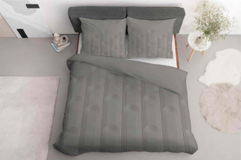 Pościel satynowa 220x200 beżowa gemetria 4605 A Home Satin 64 Pościel satynowa 220x200 beżowa gemetria 4605 A Home Satin 64