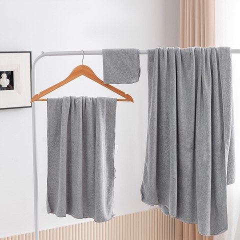 Ręcznik szybkoschnący 80x180 Active szary z mikrofibry 380g/m2 Ręcznik szybkoschnący 80x180 Active szary z mikrofibry 380g/m2