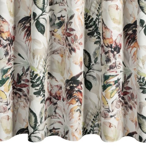 Zasłona gotowa 155x200 Garden 2 biała kolorowa liście do ogrodu wodoodporna mocowana na tunelu Eurofirany Zasłona gotowa 155x200 Garden 2 biała kolorowa liście do ogrodu wodoodporna mocowana na tunelu Eurofirany