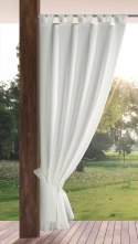 Zasłona gotowa 155x260 Garden biała do ogrodu wodoodporna mocowana na szelki/rzep Eurofirany Zasłona gotowa 155x260 Garden biała do ogrodu wodoodporna mocowana na szelki/rzep Eurofirany