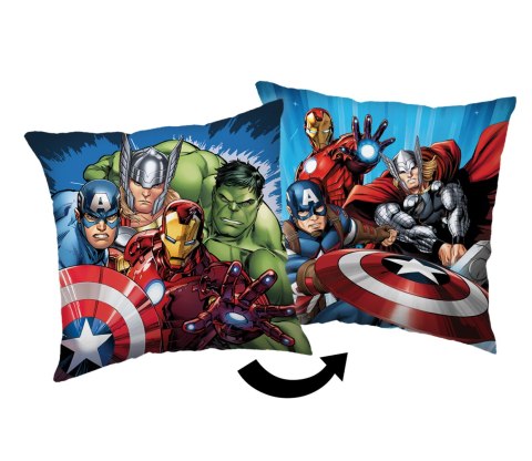 Poduszka dziecięca 40x40 Avengers kolorowa JF24 Poduszka dziecięca 40x40 Avengers kolorowa JF24