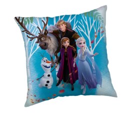 Poduszka dziecięca 40x40 Frozen Kraina lodu family niebieska JF24