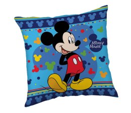 Poduszka dziecięca 40x40 Myszka Miki Mickey niebieska JF24