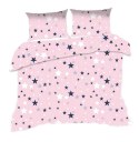 Pościel bawełniana 100x135 362K gwiazdki różowa Kids 24 z poszewką 40x60 Pościel bawełniana 100x135 362K gwiazdki różowa Kids 24 z poszewką 40x60