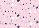 Pościel bawełniana 100x135 362K gwiazdki różowa Kids 24 z poszewką 40x60 Pościel bawełniana 100x135 362K gwiazdki różowa Kids 24 z poszewką 40x60