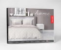 Pościel satynowa 220x200 beżowa liście 4924 B Home Satin 81 Pościel satynowa 220x200 beżowa liście 4924 B Home Satin 81