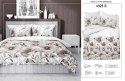 Pościel satynowa 220x200 biała beżowa kwiaty 4923 B Home Satin 81 Pościel satynowa 220x200 biała beżowa kwiaty 4923 B Home Satin 81