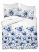 Pościel satynowa 220x200 biała niebieska kwiaty 4923 A Home Satin 81 Pościel satynowa 220x200 biała niebieska kwiaty 4923 A Home Satin 81