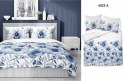 Pościel satynowa 220x200 biała niebieska kwiaty 4923 A Home Satin 81 Pościel satynowa 220x200 biała niebieska kwiaty 4923 A Home Satin 81