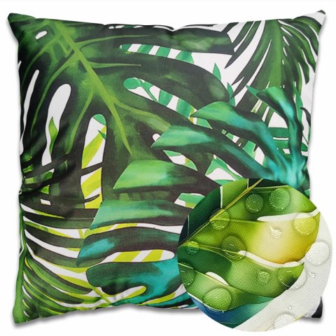 Poszewka wodoodporna Botanic z filtrem UV 45x45 Monstera liście zielona Domarex Poszewka wodoodporna Botanic z filtrem UV 45x45 Monstera liście zielona Domarex