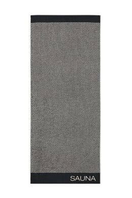 Ręcznik plażowy Natural 80x200 Siatka czarny naturalny 39 frotte 480g/m2 100% bawełna 6220 Cawoe