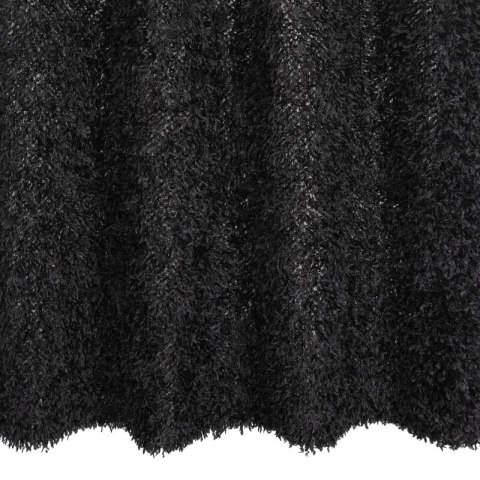 Firana gotowa Marion 140x250 czarna na przelotkach Eurofirany Firana gotowa Marion 140x250 czarna na przelotkach Eurofirany