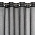 Firana gotowa Marion 140x250 czarna na przelotkach Eurofirany