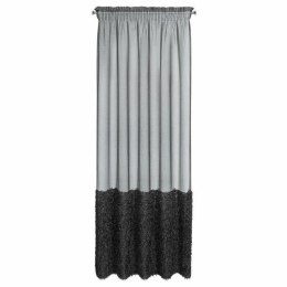 Firana gotowa Marion 140x270 czarna na taśmie Eurofirany
