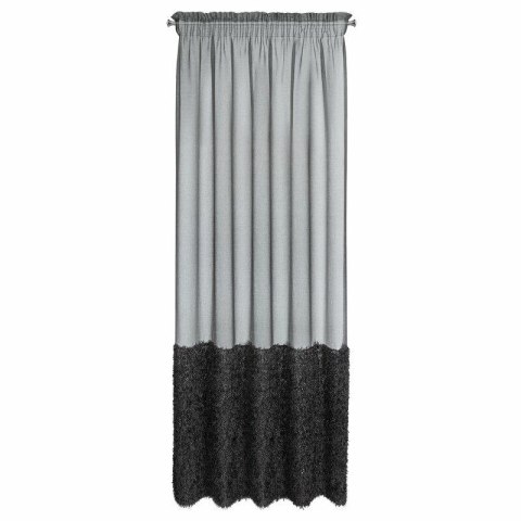 Firana gotowa Marion 140x270 czarna na taśmie Eurofirany