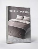 Pościel z mikrofibry 160x200 beżowa geomaetria 4979 A Light 71 Pościel z mikrofibry 160x200 beżowa geomaetria 4979 A Light 71