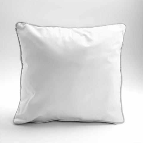 Poszewka satynowa 40x40 biała z lamówką Mako Satin 62 Poszewka satynowa 40x40 biała z lamówką Mako Satin 62