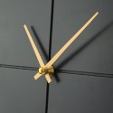 Zegar ścienny 25x5x41 czarny złoty Eurofirany