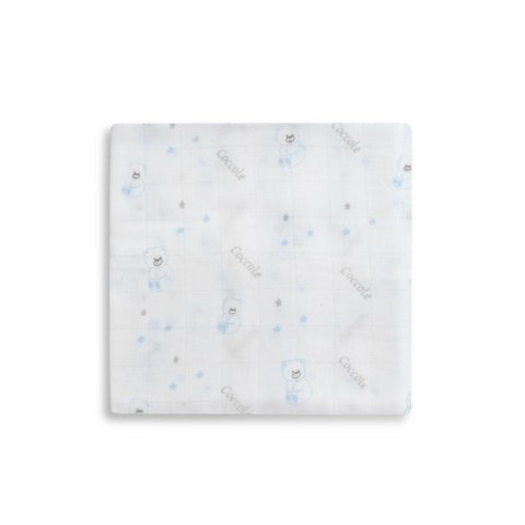 Komplet pieluch Bamboo 3 szt 55x70 Miś niebieski Komplet pieluch Bamboo 3 szt 55x70 Miś niebieski