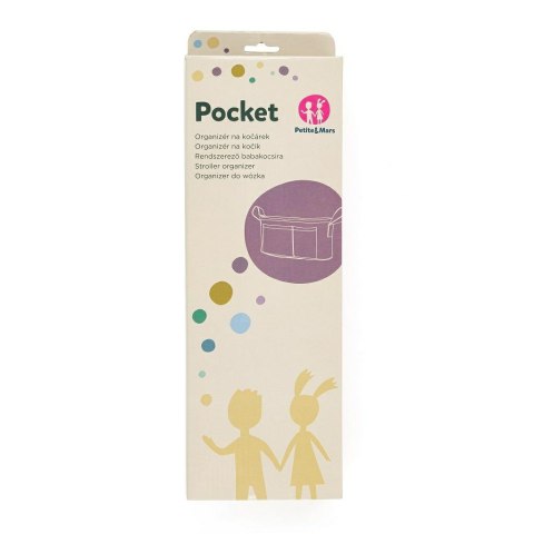 Organizer do wózka Pocket grafitowy PETITE&MARS Organizer do wózka Pocket grafitowy PETITE&MARS