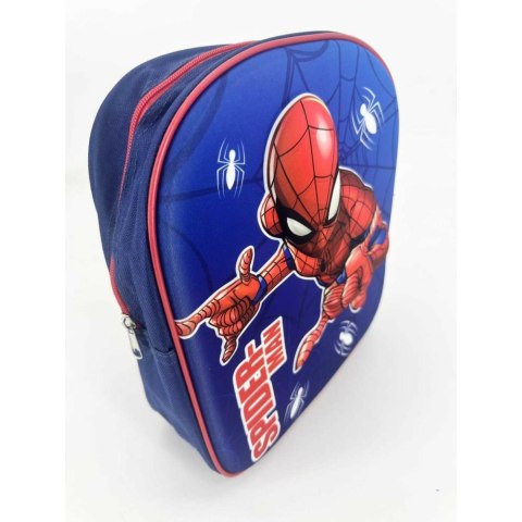 Plecak 3D do przedszkola Spiderman 3 granatowy czerwony P24 Plecak 3D do przedszkola Spiderman 3 granatowy czerwony P24