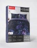 Pościel bawełniana 160x200 fioletowa kwiaty 4860 A Holland 73 Pościel bawełniana 160x200 fioletowa kwiaty 4860 A Holland 73
