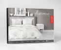 Pościel satynowa 140x200 kremowa kwiaty 4916 B z jedną poszewką Home Satin 80 Pościel satynowa 140x200 kremowa kwiaty 4916 B z jedną poszewką Home Satin 80