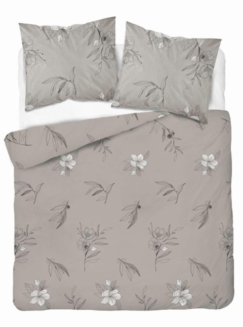 Pościel satynowa 160x200 beżowa kwiaty 4916 A Home Satin 80 Pościel satynowa 160x200 beżowa kwiaty 4916 A Home Satin 80
