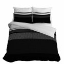 Pościel satynowa 160x200 białą czaran geometria 4917 A Home Satin 80 Pościel satynowa 160x200 białą czaran geometria 4917 A Home Satin 80