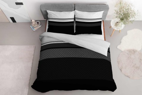 Pościel satynowa 160x200 białą czaran geometria 4917 A Home Satin 80 Pościel satynowa 160x200 białą czaran geometria 4917 A Home Satin 80