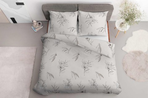 Pościel satynowa 160x200 kremowa kwiaty 4916 B Home Satin 80 Pościel satynowa 160x200 kremowa kwiaty 4916 B Home Satin 80