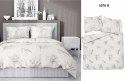 Pościel satynowa 160x200 kremowa kwiaty 4916 B Home Satin 80