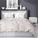 Pościel satynowa 220x200 beżowa kwiaty 4070 C Home Satin 80 Pościel satynowa 220x200 beżowa kwiaty 4070 C Home Satin 80